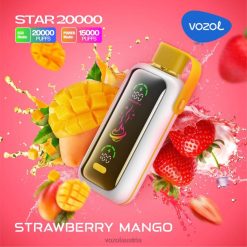 VOZOL E Zigarette - VOZOL STAR 20000 Erdbeer-Mango D80B41