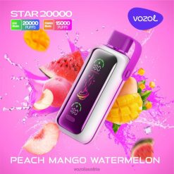 VOZOL Geschmacksrichtungen - VOZOL STAR 20000 Pfirsich-Mango-Wassermelone D80B416