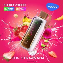 VOZOL Vape Geschmack - VOZOL STAR 20000 Drache Strawnana D80B48